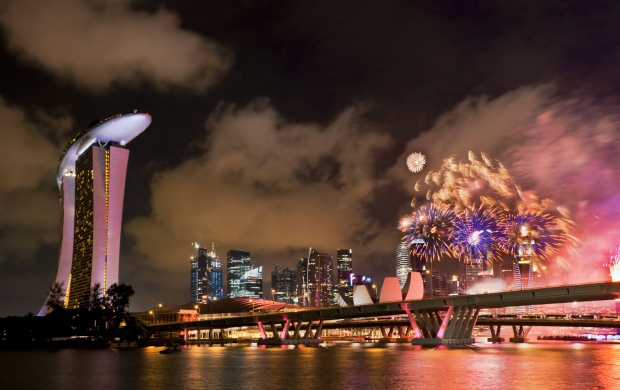 Singapore Holiday Fireworks