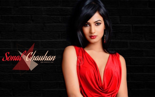 Sonal Chauhan In Red Dress