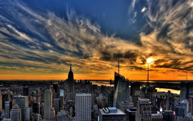 Sunset In New York