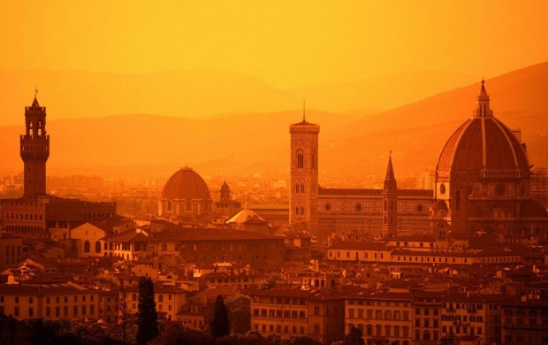 Sunset Over Florence