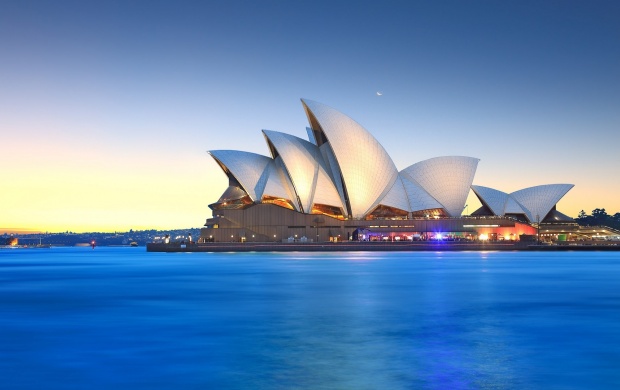 Sydney Opera House Bay Sky Australia