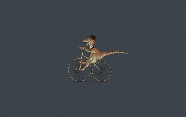 T Rex On Bicycle