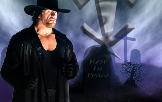 The Undertaker In Long Black Coat