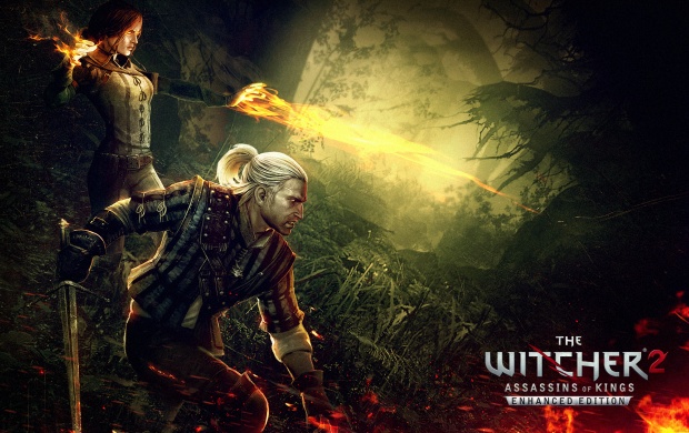 The Witcher 2 Assassins Of Kings Geralt And Triss