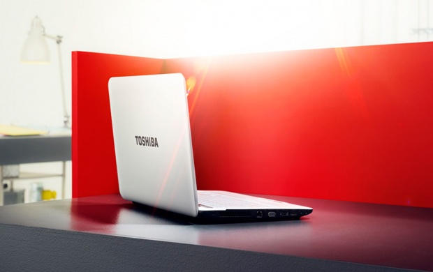 Toshiba White Laptop