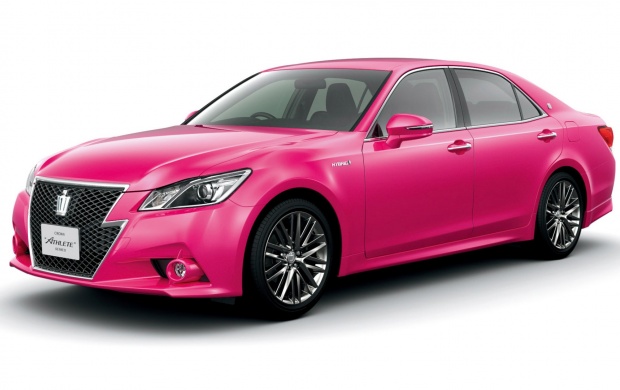 Toyota Crown S210 Hybrid Athlete Pink 2013