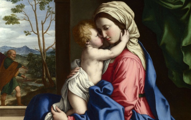 Virgin And Child Embracing
