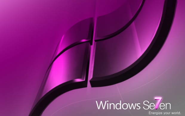 Windows 7 Pink Energize Your World