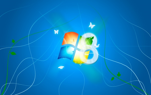 Windows 8 And Butterfly