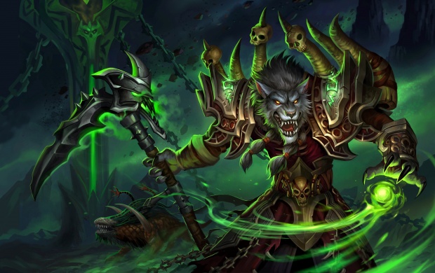 World Of Warcraft Worgen Warlock