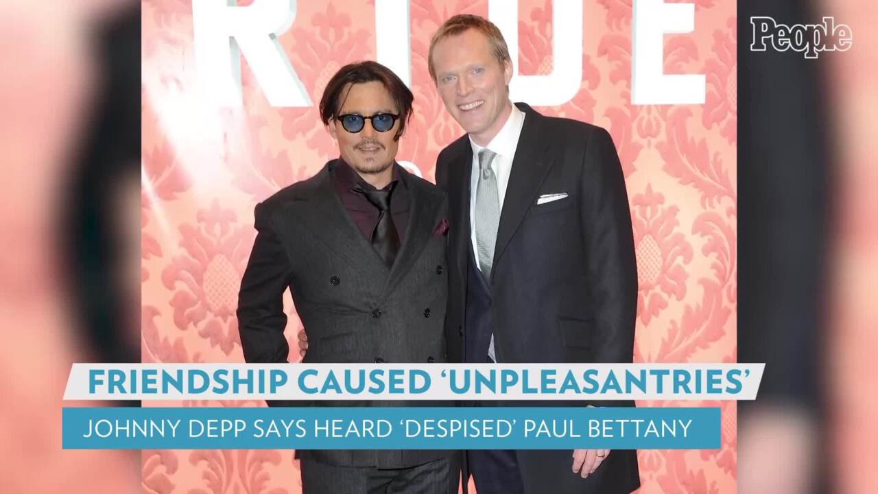 johnny Depp Says Amber Heard Despised Paul Bettany Peoplecom