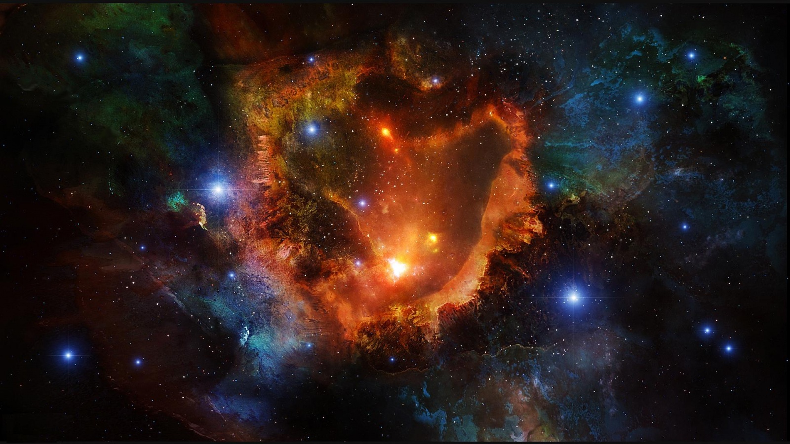 Space And Beautiful Nebula Wallpapers - 1600x900 - 487763