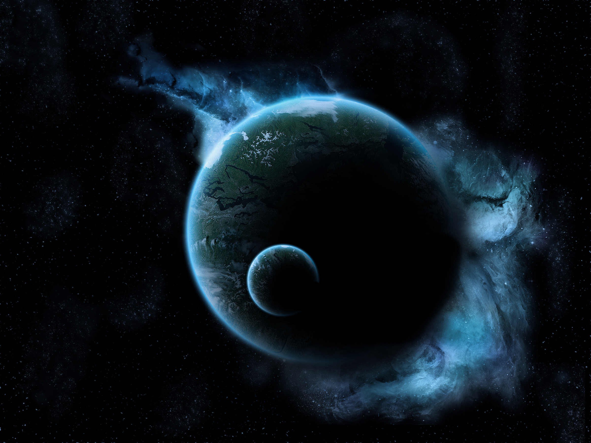 Dark Blue Space Wallpapers - 2400x1800 - 1472236