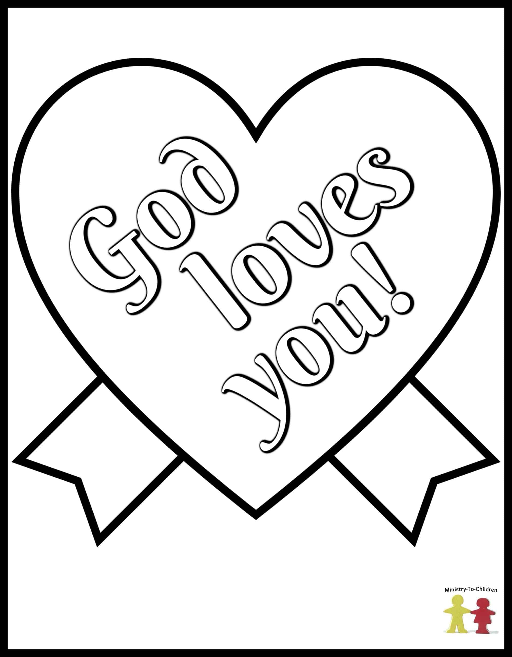 Valentines day coloring pages free