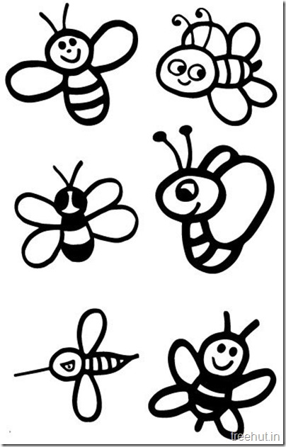 Bee colorg pages