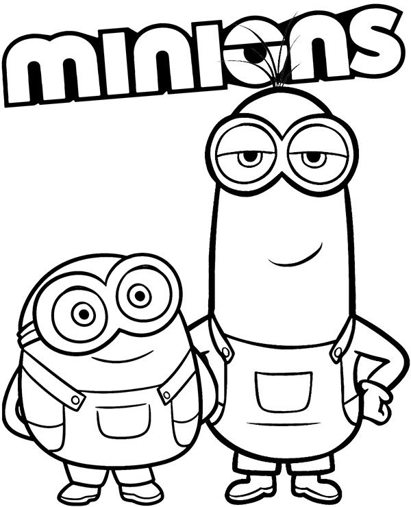 Minions coloring sheet minion coloring pages minions coloring pages cartoon coloring pages