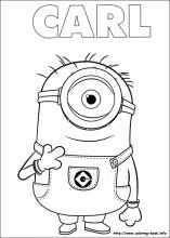 Minions coloring pages on coloring