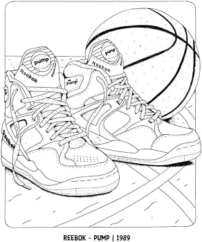 Sneaker coloring book iconic models rosso alexander books