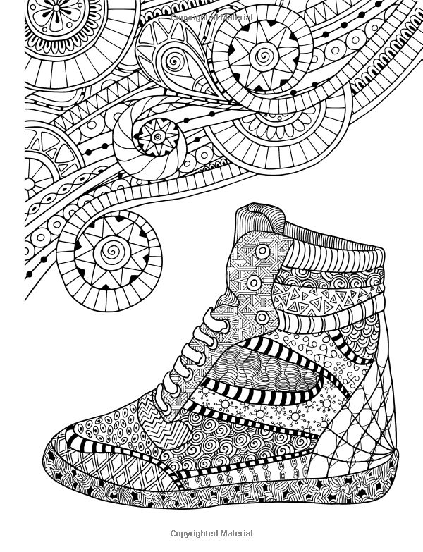 Robot check coloring books doodle shoes coloring pages