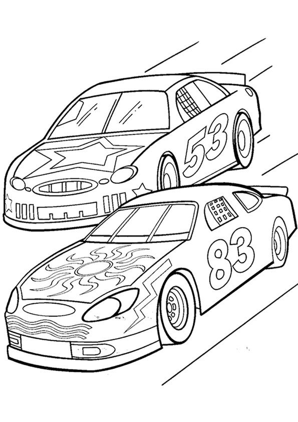 Racing car coloring page race car coloring pages cars coloring pages kids colouring printables