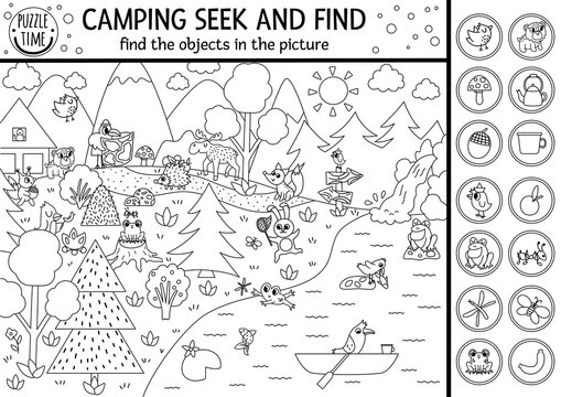 Camping coloring pages images â browse photos vectors and video