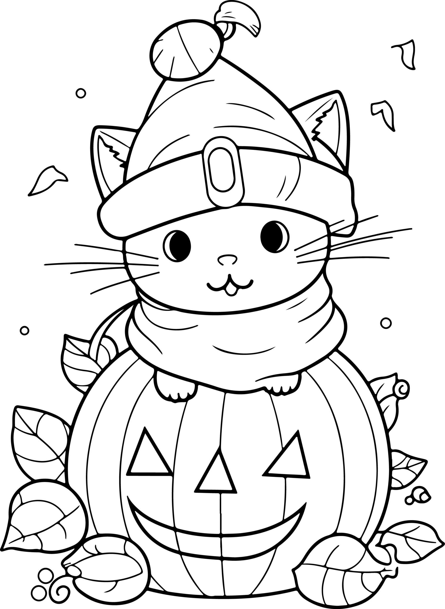 Halloween coloring book beautiful cat coloring pages cute cats ghosts pumpkins made by teachers