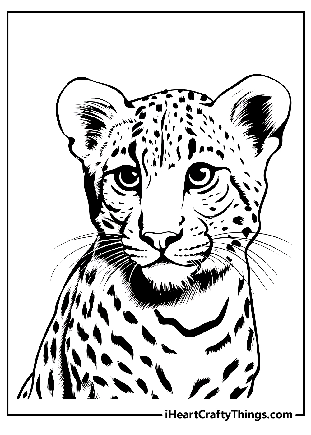 Cheetah coloring pages free printables