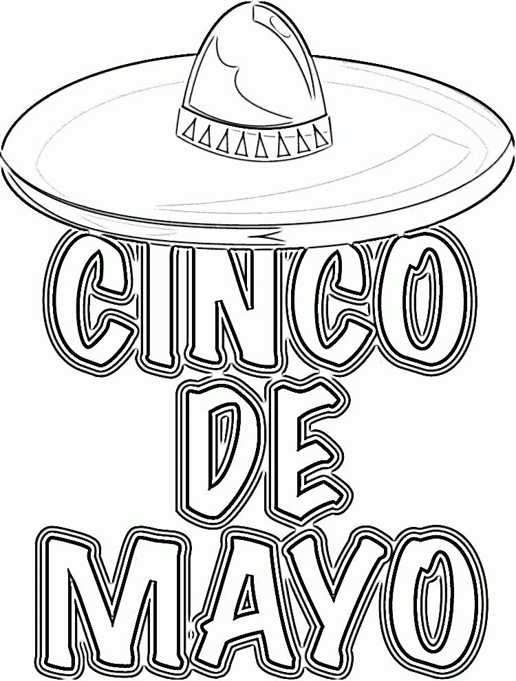 Places to find free cinco de mayo coloring pages