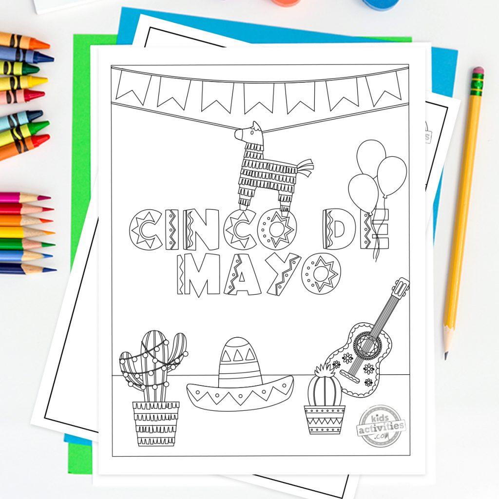 Free cinco de mayo coloring pages to print color kids activities blog