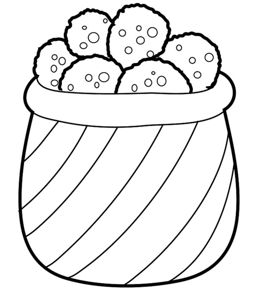 Yummy cookies coloring pages for your little ones