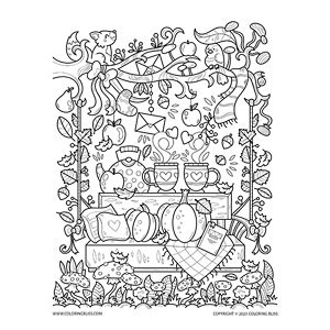 Get lost in the beauty of detailed coloring pages for adults