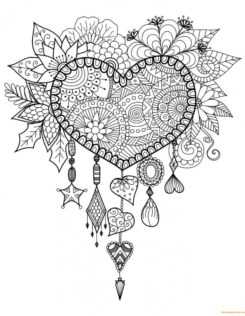 Free adult colouring pages
