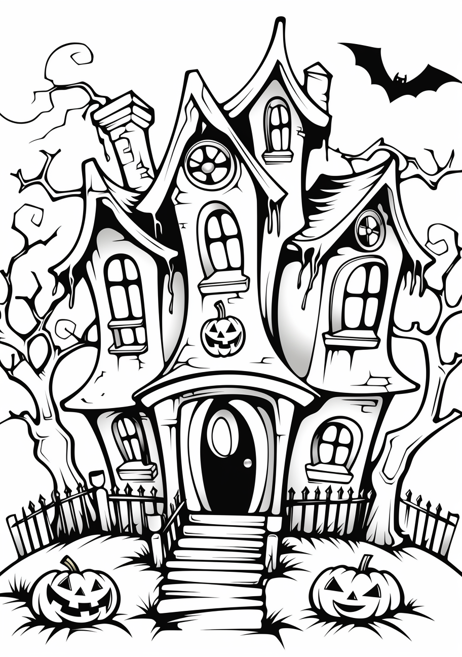 Halloween coloring fun and engaging printable creations coloring