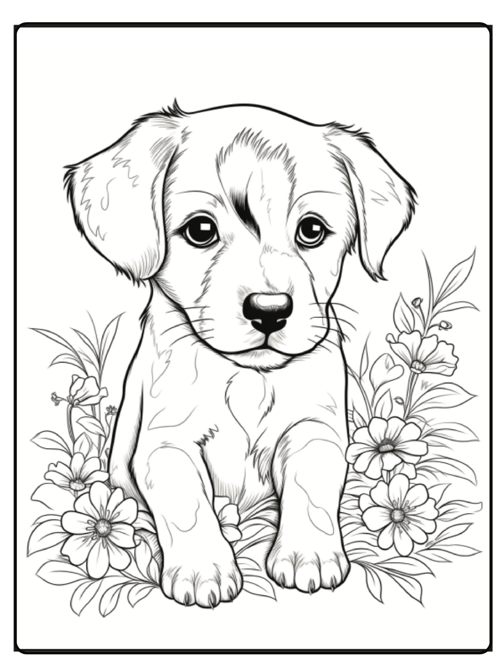 Pawsome adventures a dog coloring book for kids