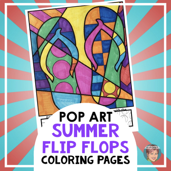 Free flip flop coloring pages great start of the year or summer activity