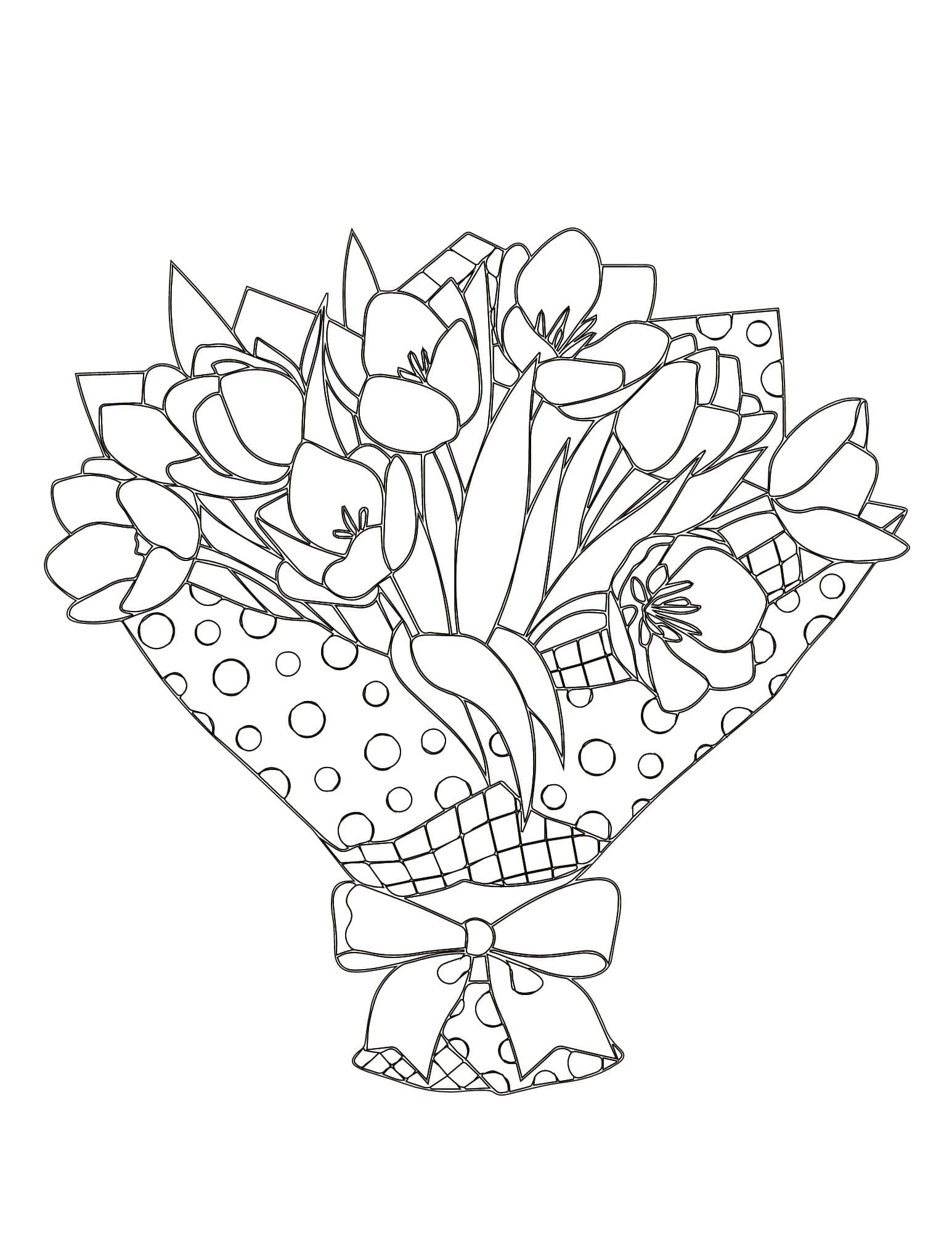 Stunning flower coloring pages for kids and adults