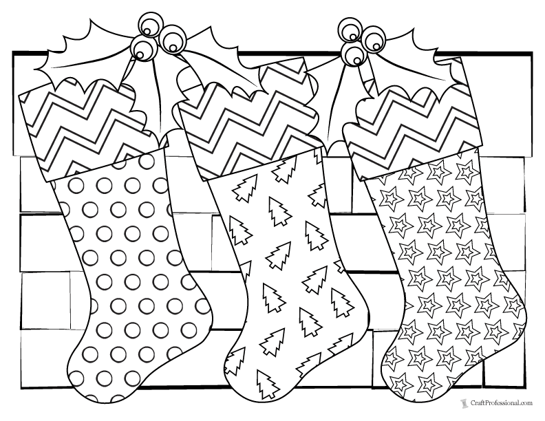 Christmas coloring pages for adults free