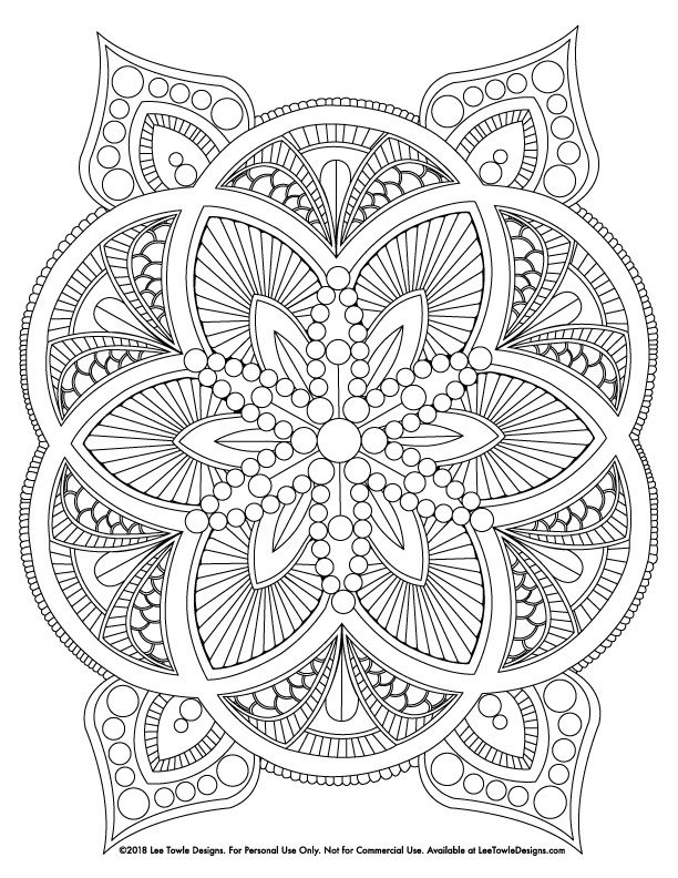 Abstract mandala advanced coloring page for adults this free coloring page is available â mandala coloring pages abstract coloring pages mandala coloring books