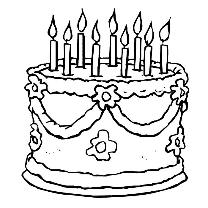 Free printable birthday cake coloring pages for kids birthday coloring pages happy birthday coloring pages coloring pages for kids