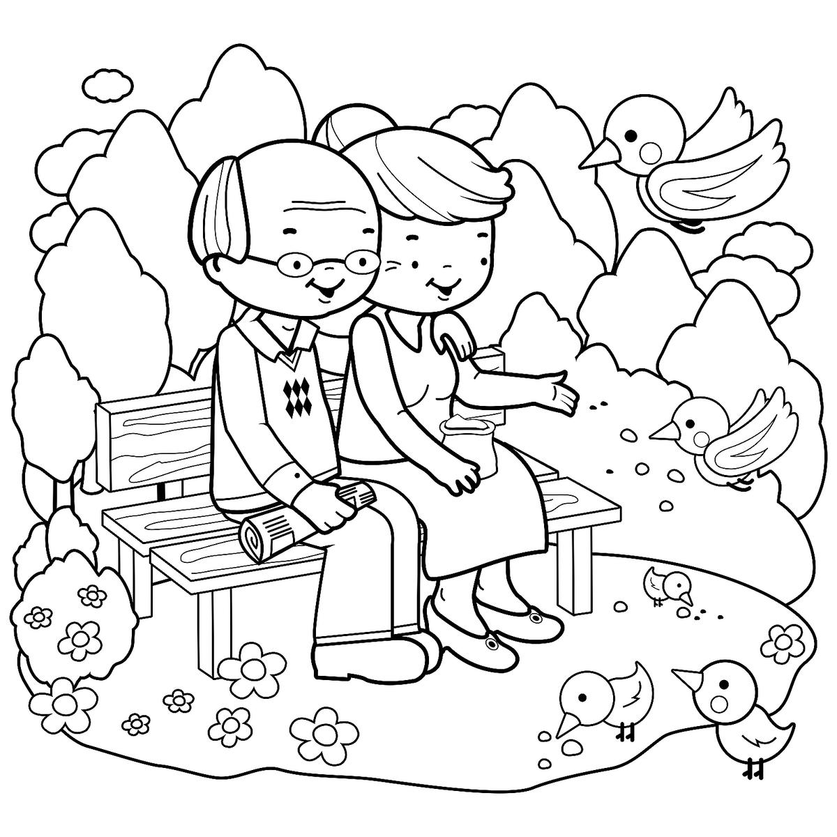 Grandparents coloring pages free fun printable coloring pages of grandmas grandpas for kids printables mom