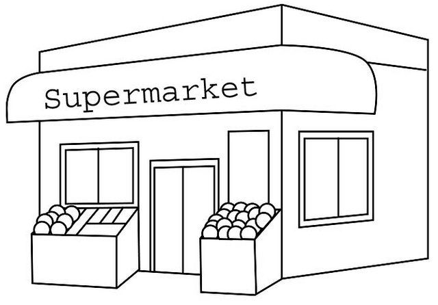 Top supermarket coloring pages for children supermarket coloring pages unicorn wallpaper cute