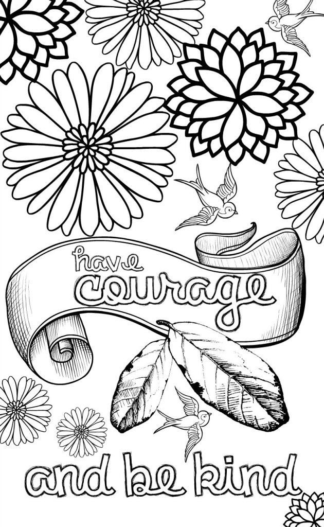 Coloring pages for teens