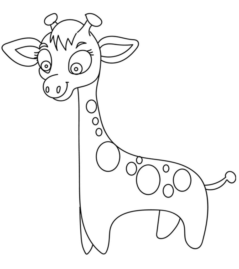 Top free printable giraffe coloring pages online
