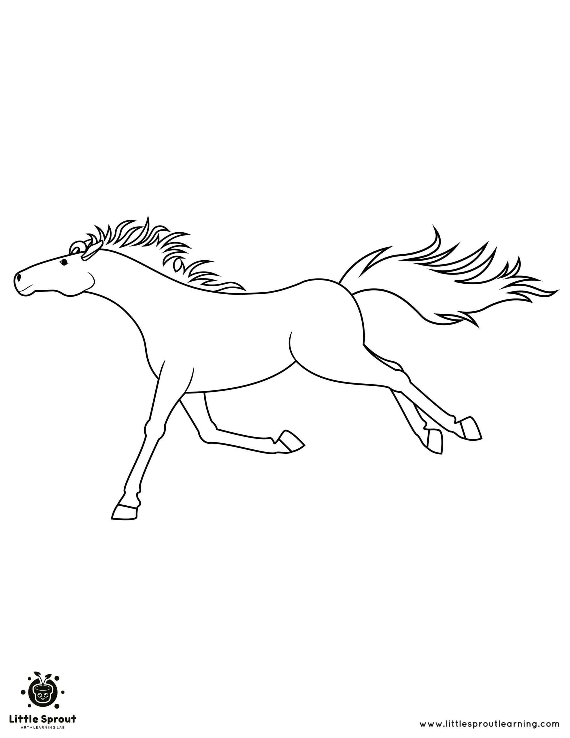 Best horse coloring pages