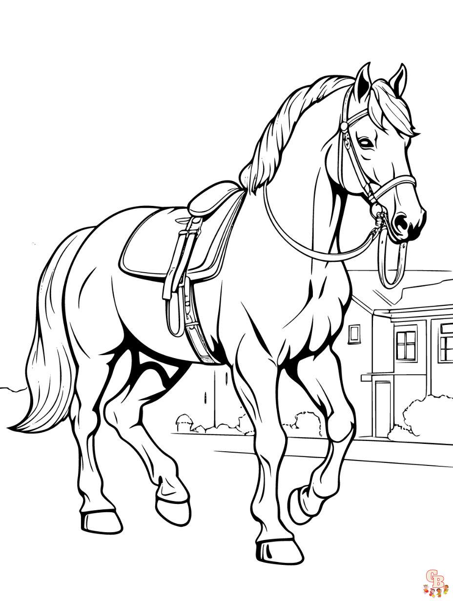 Discover the best horse coloring pages