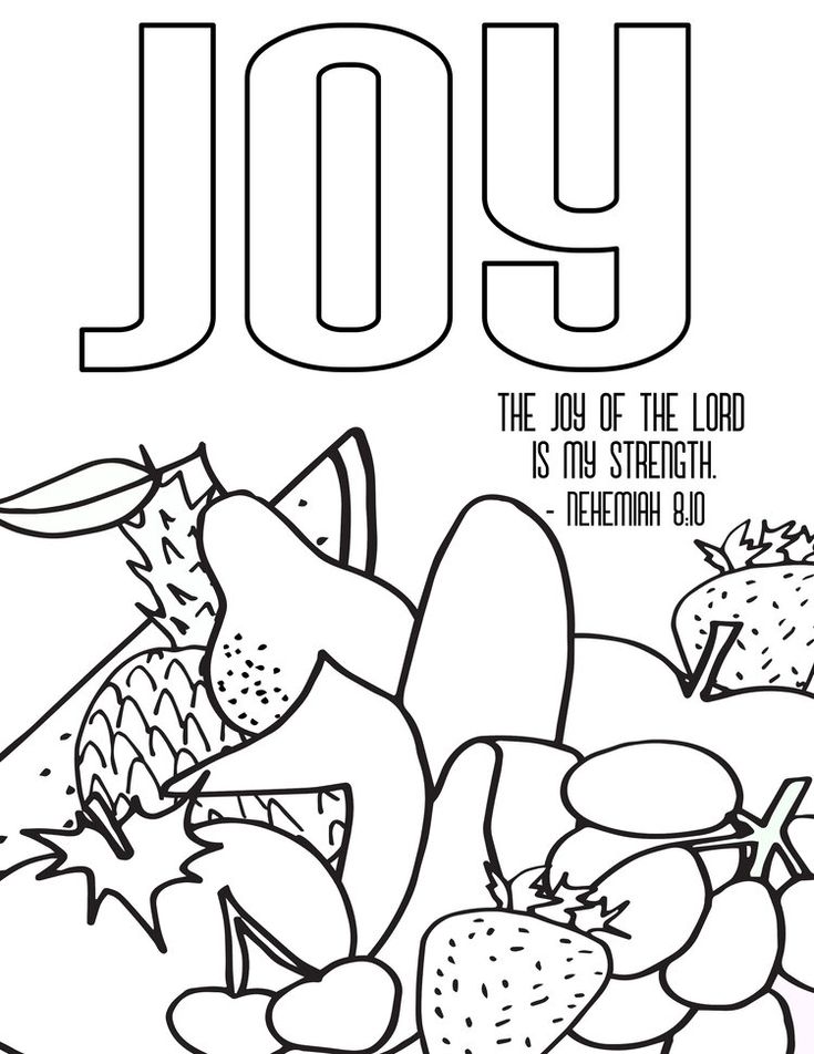 Free joy coloring pages â stevie doodles christian coloring sunday school coloring pages free scripture printables
