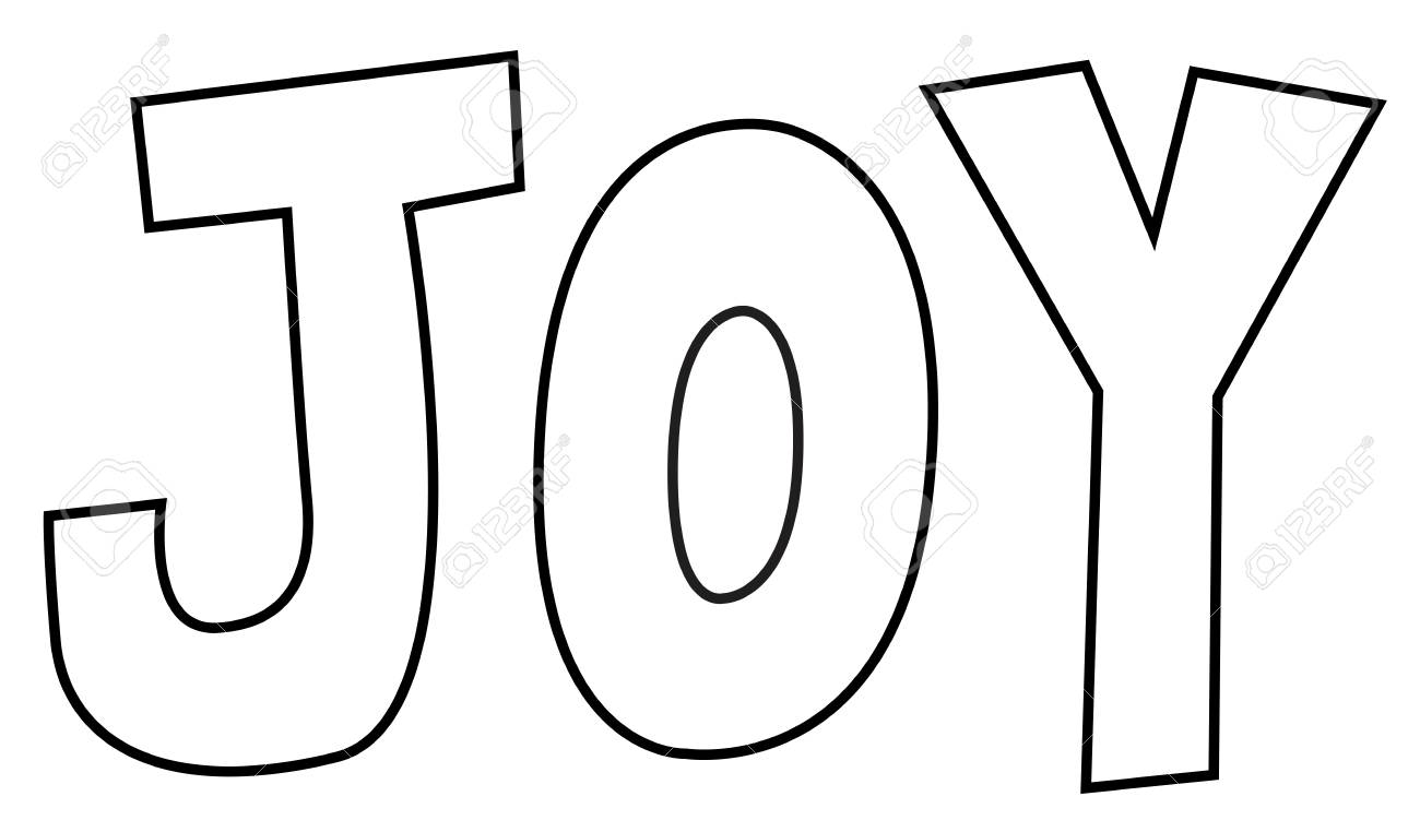 Joy coloring page royalty free svg cliparts vectors and stock illustration image