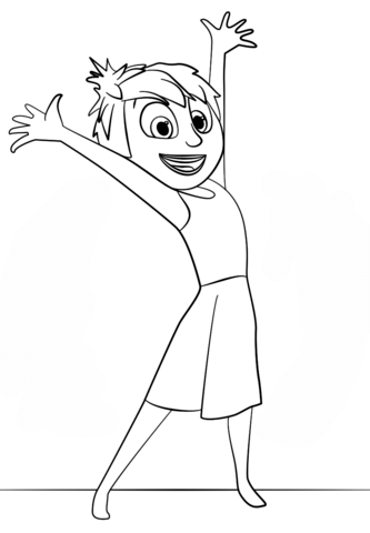 Inside out joy coloring page free printable coloring pages