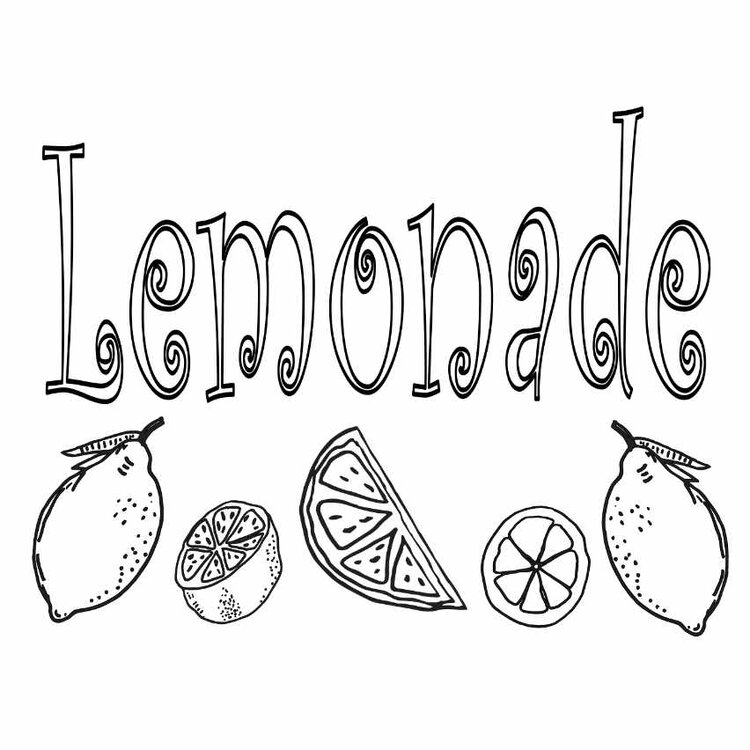 Free lemonade lemons coloring pages â stevie doodles