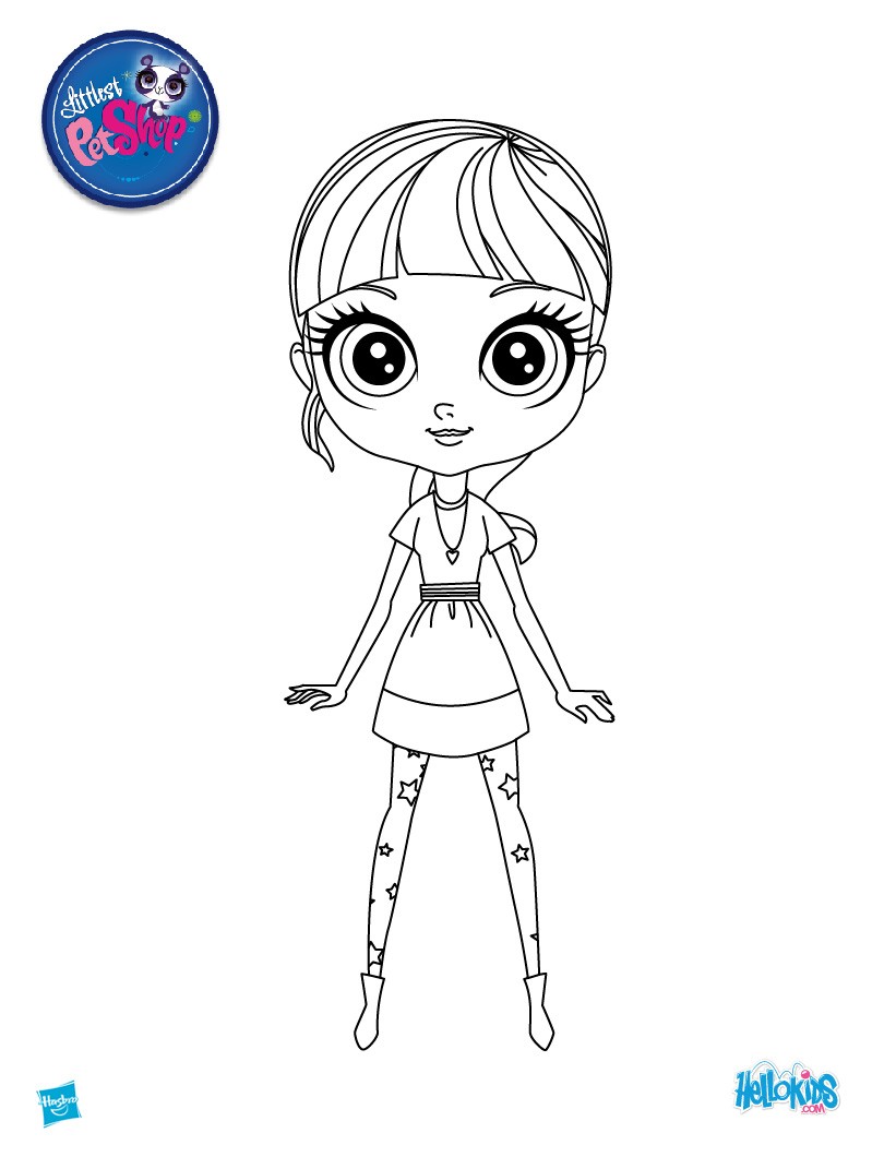 Blythe from littlest pet shop coloring pages